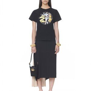 BNWT SS21 LANVIN PRINTED FITTED TSHIRT S